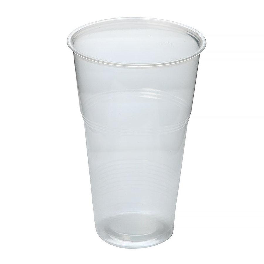 Одноразовый стакан для холодного, 0.5л, d 95мм, h 145мм, прозрачный, шейкер, ПЭТ, 1000 шт