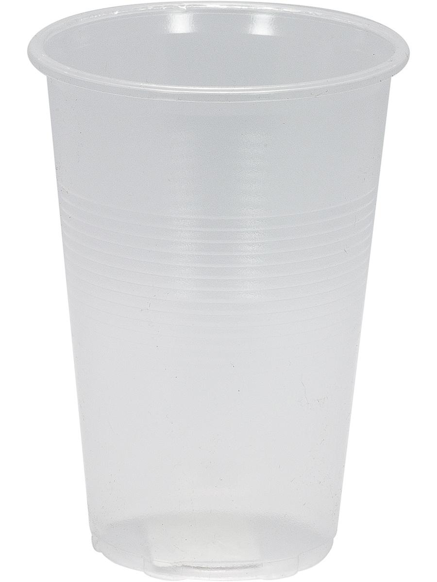 Стакан Интеко, одноразовый пластиковый 200 мл., D70 мм., 1/200/4000 прозрачный, пакет
