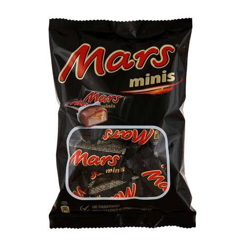 Конфеты Mars Minis шоколадные 182 гр., флоу-пак