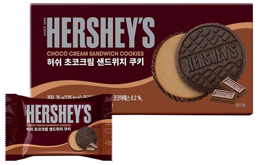 Печенье Hershey's Sandwich Шоколад 75 гр., картон