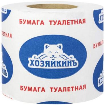 Туалетная бумага Хозяйкинъ белая 54м