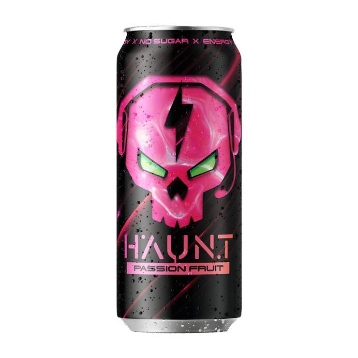 Напиток энергетический HAUNT маракуйя 450 мл., ж/б