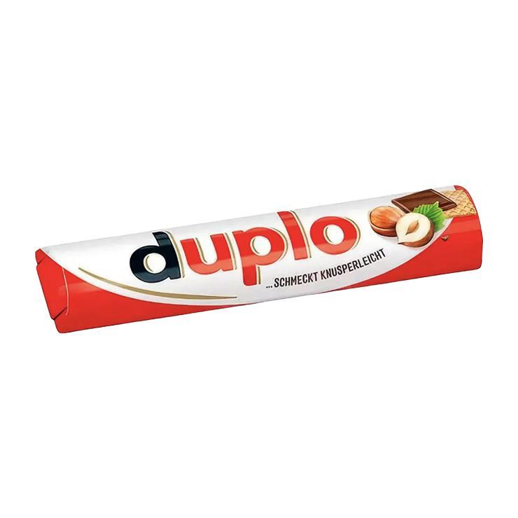 Батончик Ferrero Duplo молочный шоколад 18,2 гр., обертка