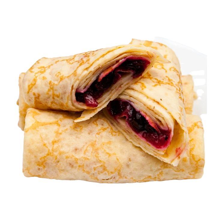 Блины с черной смородиной и яблоком 210 гр., пластиковая упаковка