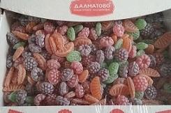 Карамель Далматово Фруктовый микс со вкусом фруктов, 1,1 кг., картон