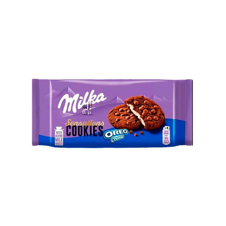 Печенье Milka Sensation Oreo Cream 156 гр., флоу-пак