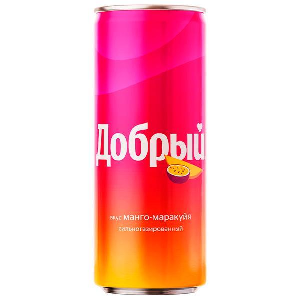 Напиток газированный Добрый манго маракуйя 330 мл., ж/б