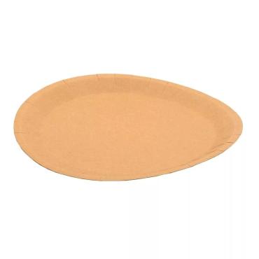 Тарелка одноразовая бумажная Eco Plate, h=230 мм., 20 гр., пластиковый пакет