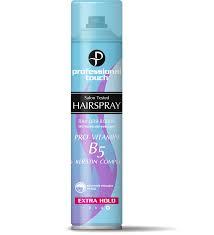 Лак для волос Professional Touch Pro vitamin B5 Keratin complex экстрасильная фиксация 265 мл., баллон