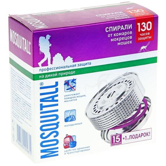 Спирали Mosquitall от комаров, Профессиональная защита, 10 шт., картон