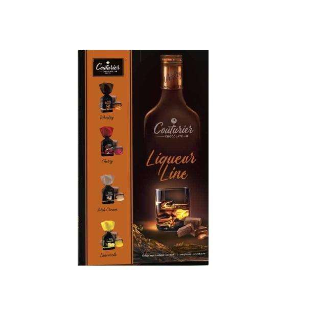 Конфеты Couturier LIQUEUR LINE набор, 160 гр., картон