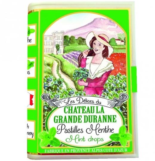Леденцы Les DELICES du Chateau la Grande Duranne мята 35 гр., картон