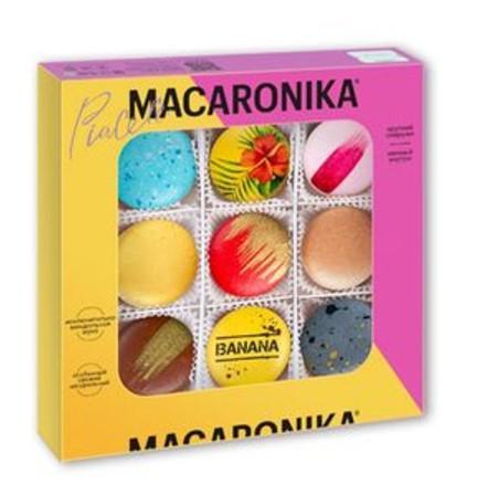 Пирожные Macaronika набор Ассорти 9.0 9 шт., картон