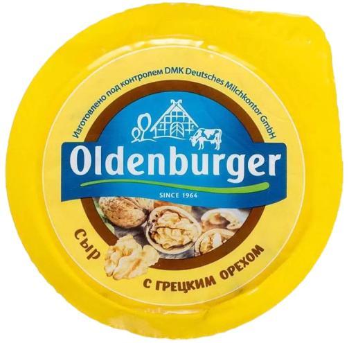 Сыр Oldenburger с грецким орехом 50% цилиндр 350 гр., в/у