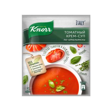 Крем-суп Knorr по-итальянски томатный, 51 гр., ПЭТ