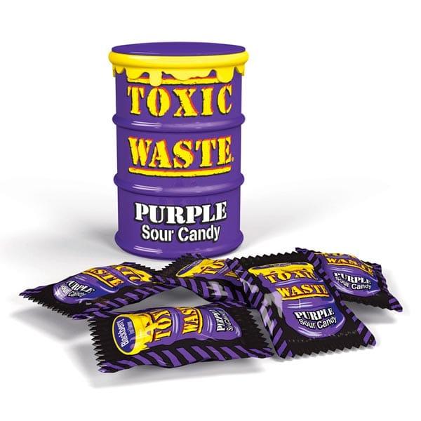 Конфеты Toxic Waste Purple кислые 42 гр., ПЭТ