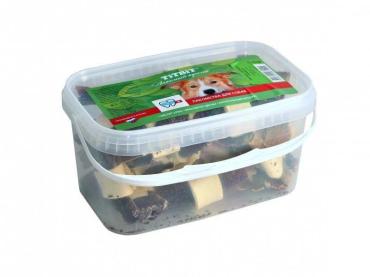 Лакомство для собак Бантики с желудком говяжьим, TitBit, 3,3 л., пластиковый контейнер