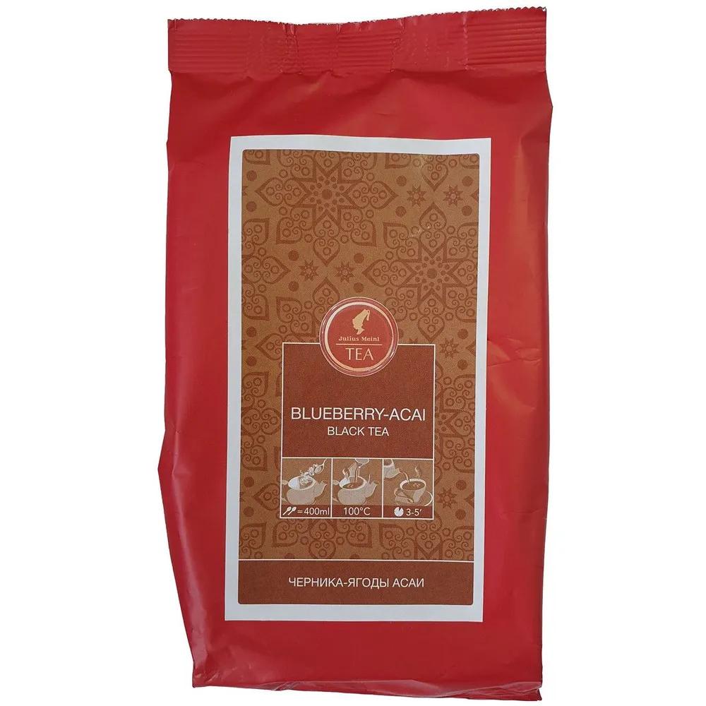 Чай Julius Meinl черный со вкусом Черники 100 гр., в/у