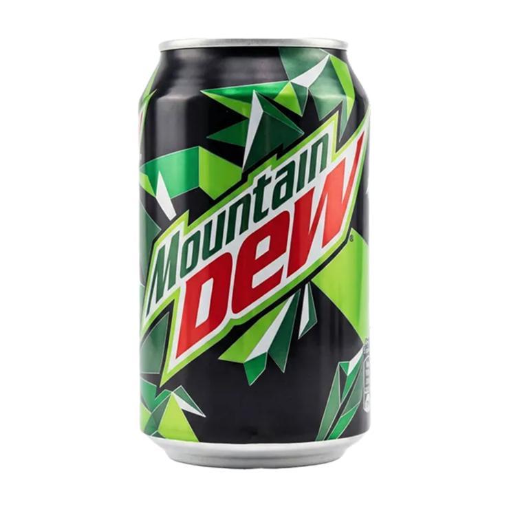 Напиток газированный Mountain Dew 335 мл., ж/б