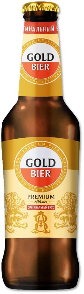 Пиво Gold Premium Pilsener светлое 440 мл., стекло