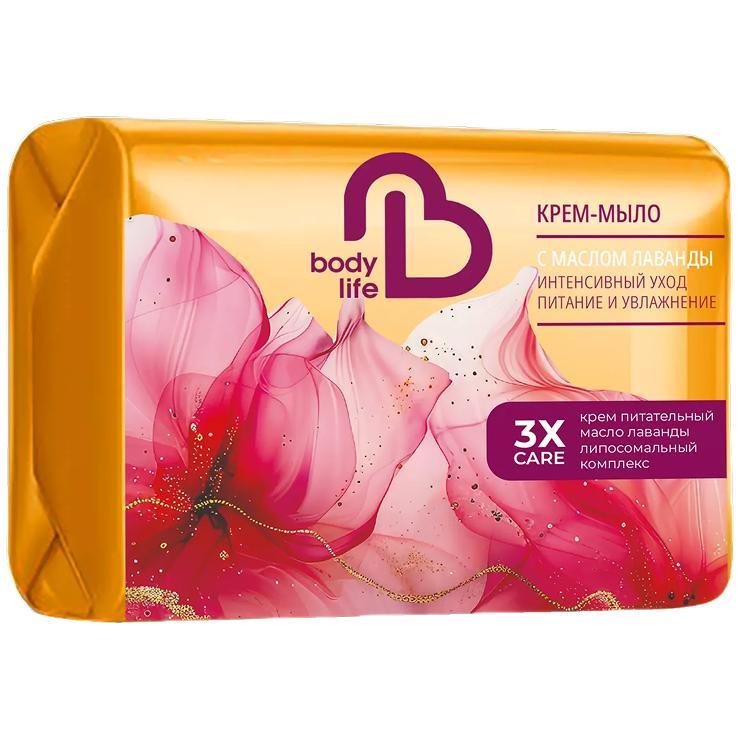 Крем-мыло туалетное Body Life свобода с маслом лаванды 100 гр., картон