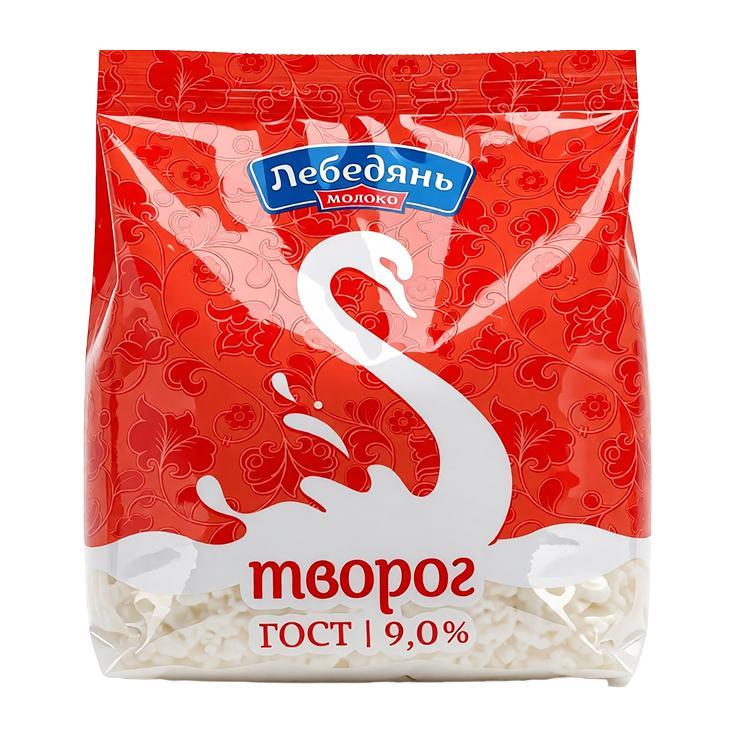 Творог ЛебедяньМолоко 9% 300 гр., флоу-пак