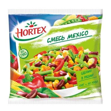 Смесь овощная Hortex с красной фасолью мексиканская, 400 гр., флоу-пак