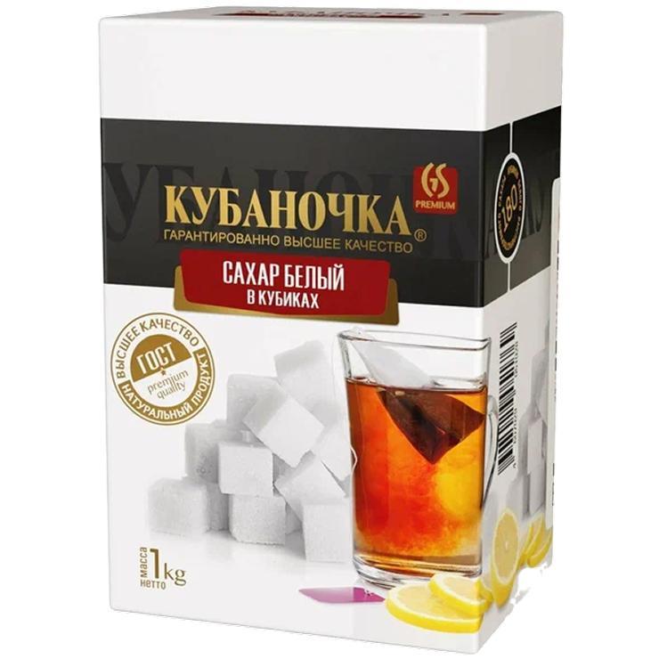 Сахар-рафинад Кубаночка в кубиках 500 гр., картон