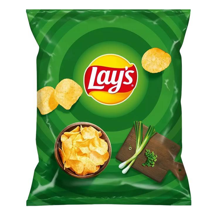 Чипсы Lay's зеленый лук 37 гр., флоу-пак
