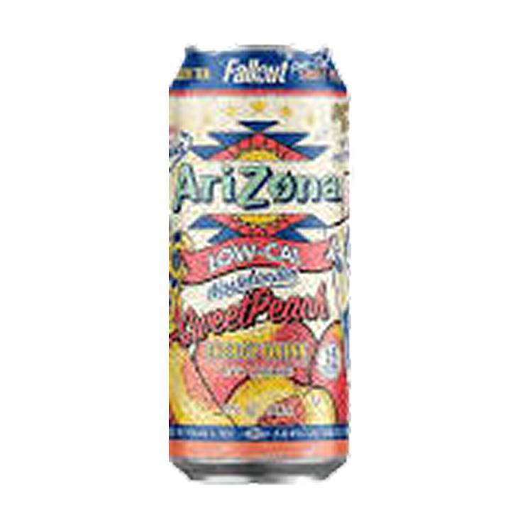 Напиток газированный Arizona Fallout Sweet Peach низкокалорийный тонизирующий США 444 мл., ж/б
