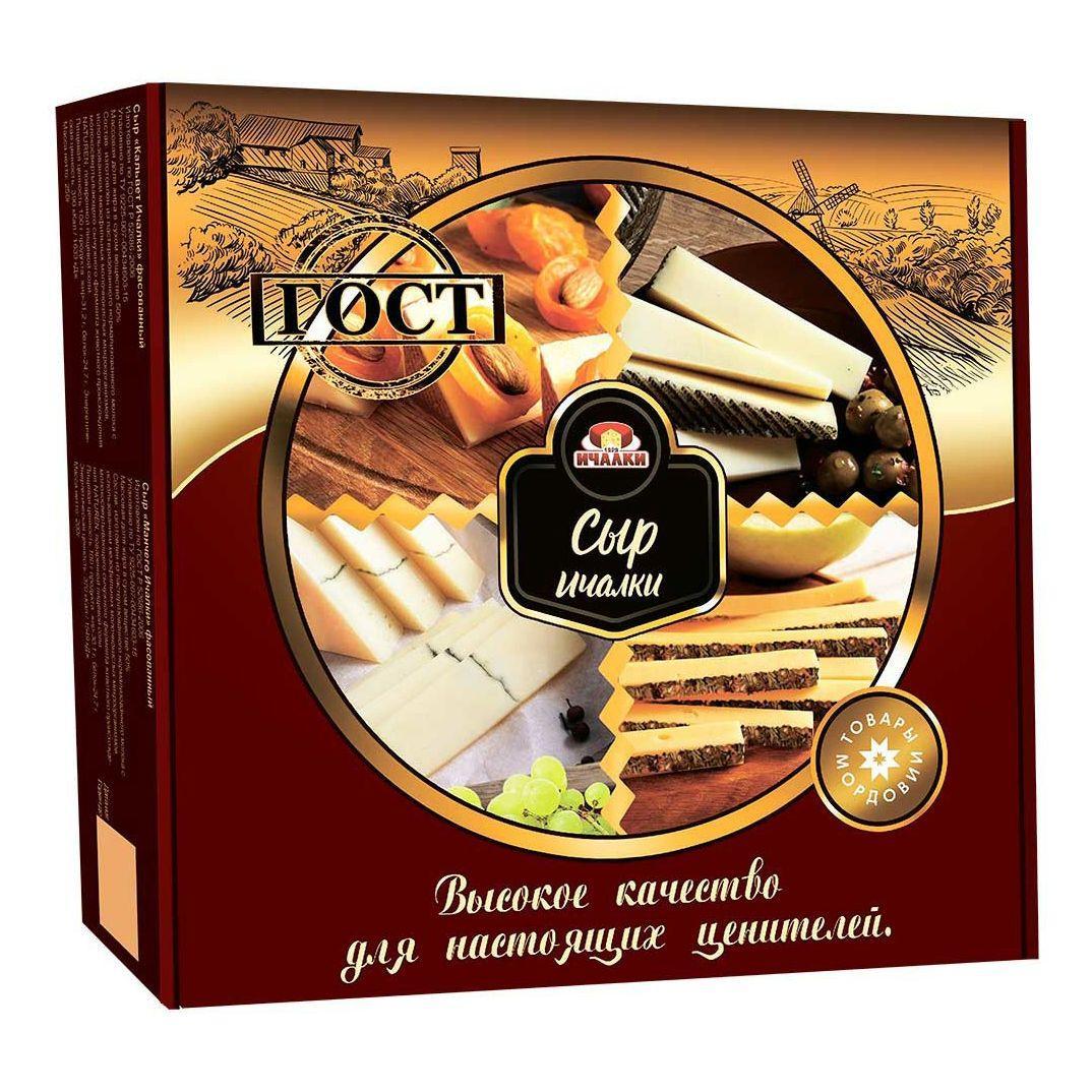 Набор сыров Ичалки Для ценителей 900 гр., картон