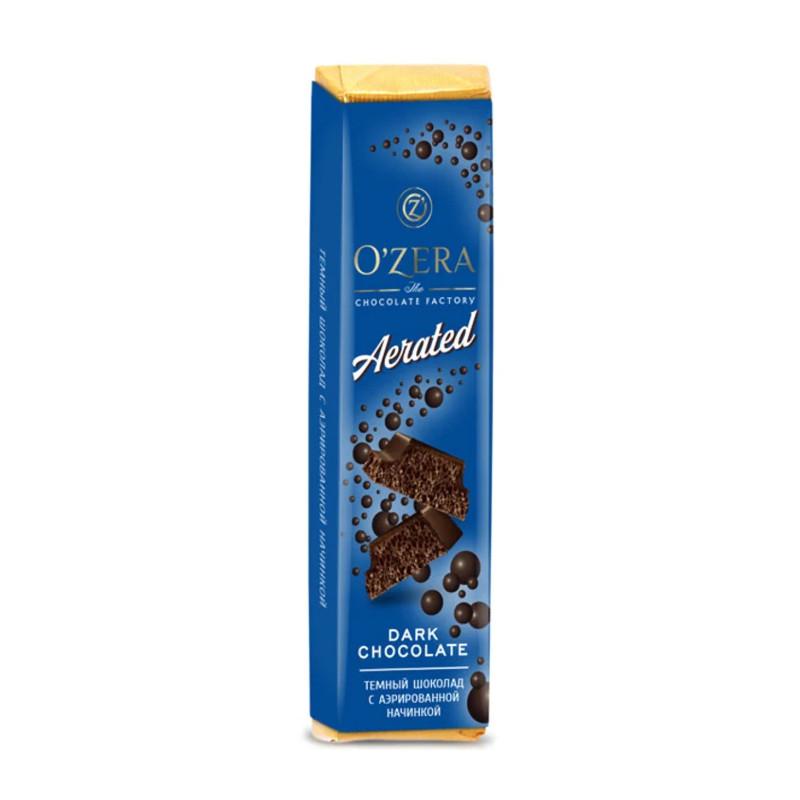 Шоколад O'Zera темный с аэрированной начинкой 32 гр., обертка