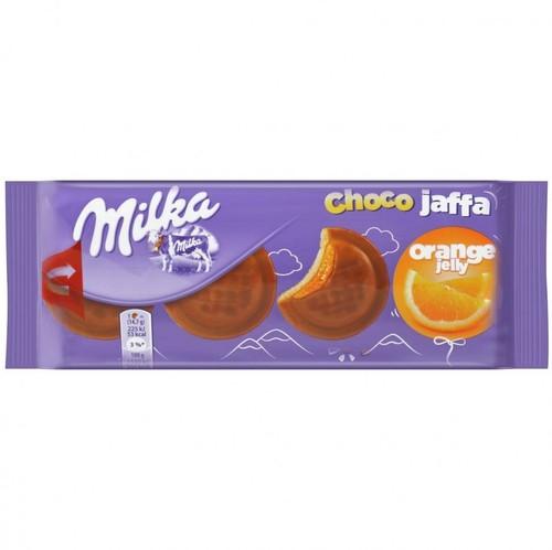 Печенье Milka Choco Jaffa апельсин 147 гр., флоу-пак