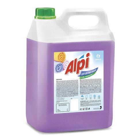 Средство для стирки Grass Alpi жидкое , для цветных тканей, нейтральное, концентрат, гель, 125186 5.1 кг., канистра