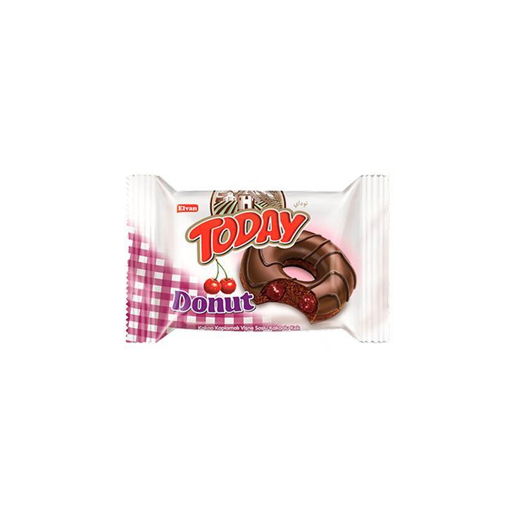 Пончик Today donut вишня 40 гр., флоу-пак