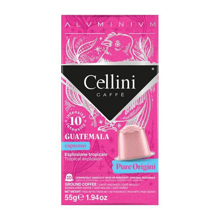 Кофе Cellini Guatemala 70% Arabica 30% Robusta в капсулах 10 шт. 55 гр., картон