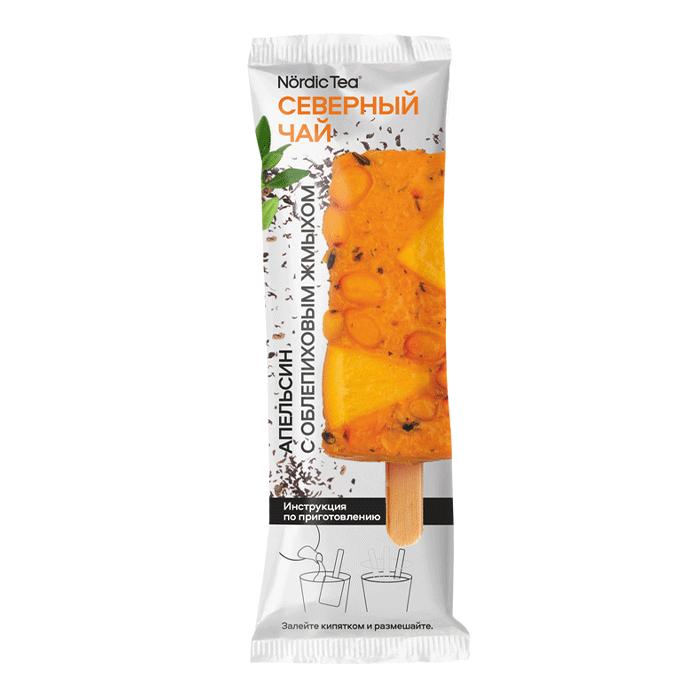 Напиток растворимый Nordic tea чайный апельсин с облепиховым жмыхом замороженный 50 гр., флоу-пак