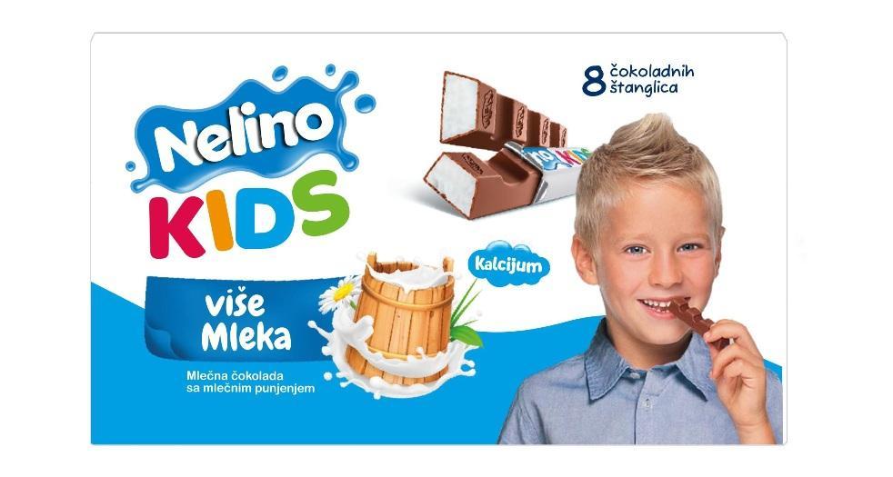 Шоколад Nelino Kids молочный 100 гр., картон