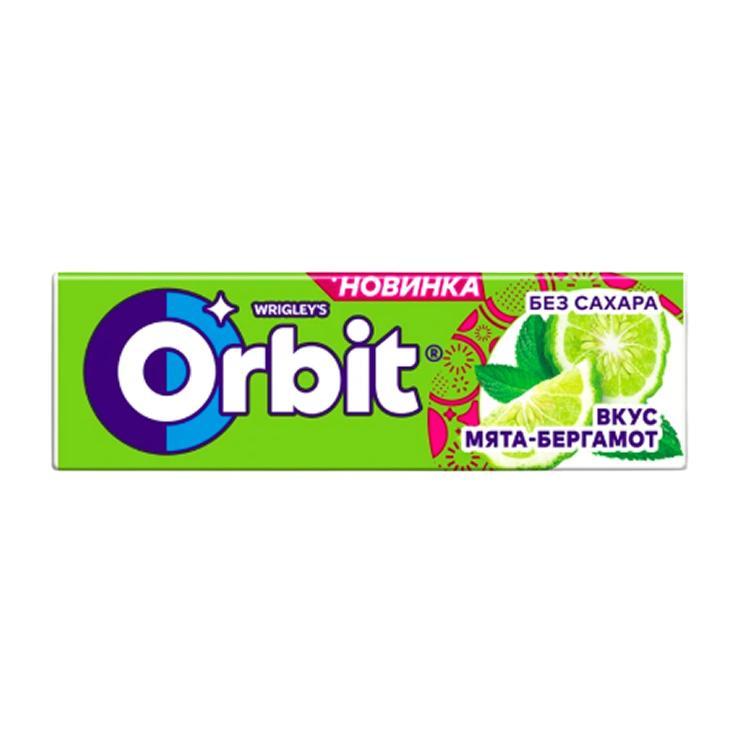 Жевательная резинка Orbit мята бергамот 13,6 гр., обертка