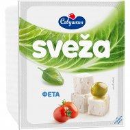 Сыр мягкий рассольный Фета Sveza 45%, 200 гр., ПЭТ