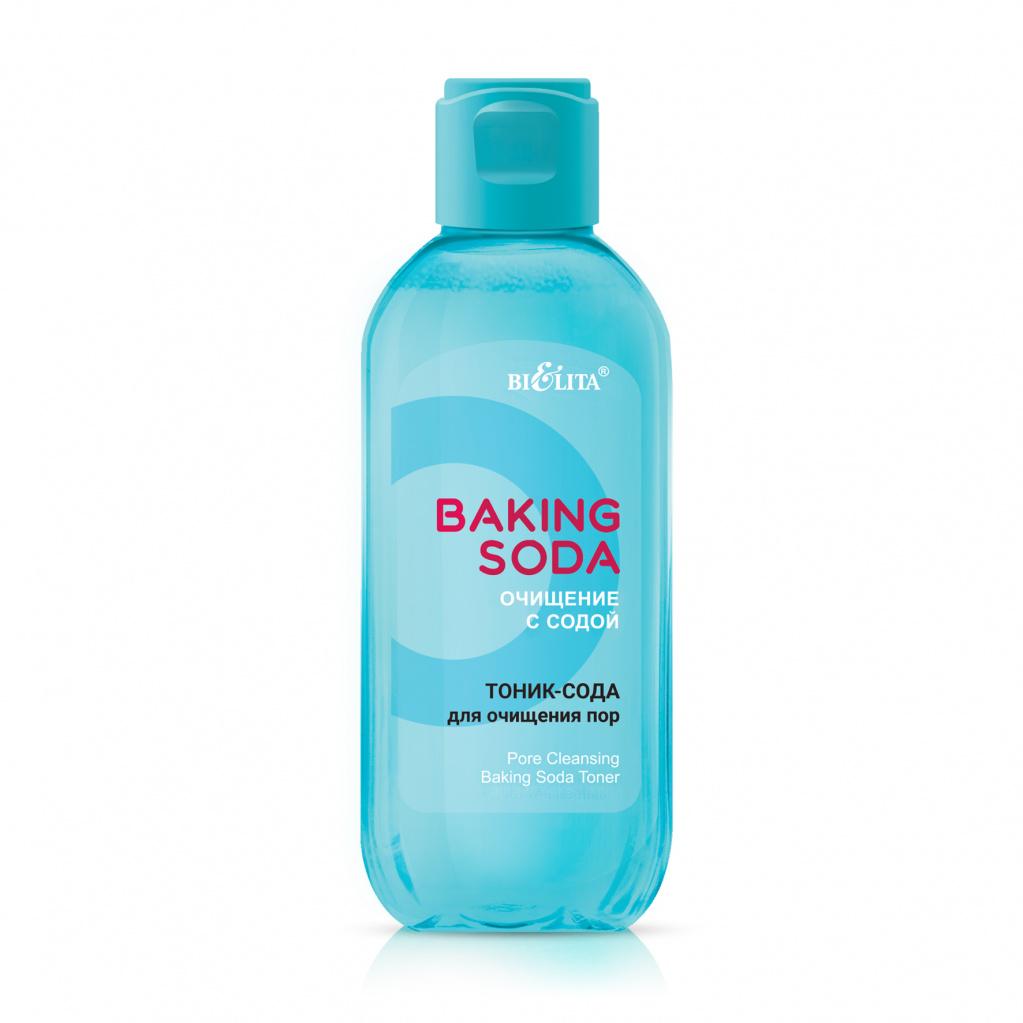 Тоник-сода Bielita BAKING SODA для очищения пор 200 мл., флакон