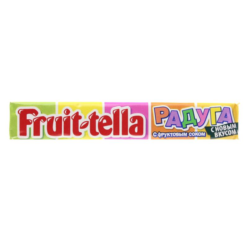 Жевательные конфеты Fruittella Радуга 41 гр., обертка