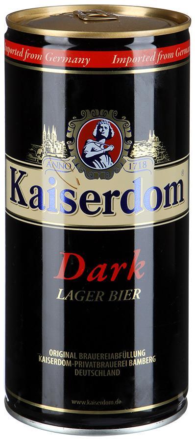 Пиво Kaiserdom Dark Lager темное 4,7% 1 л., ж/б