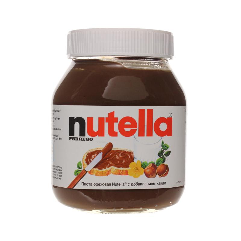 Паста ореховая Nutella с добавлением какао 630 гр., стекло