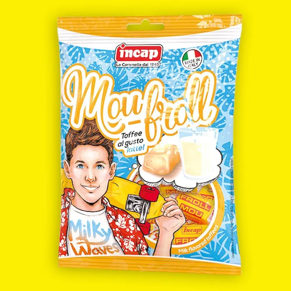 Конфеты Incap popart тоффи моу-фролл mou froll без глютена 125 гр., флоу-пак