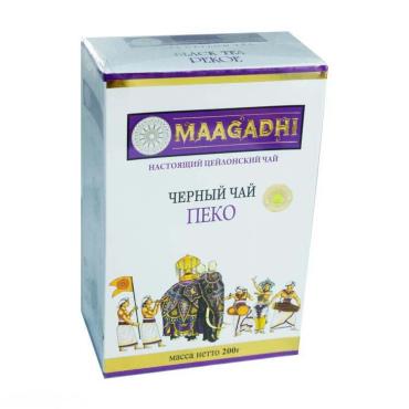 Чай черный Супер PEKO, Maagadhi, 200 гр., картонная коробка