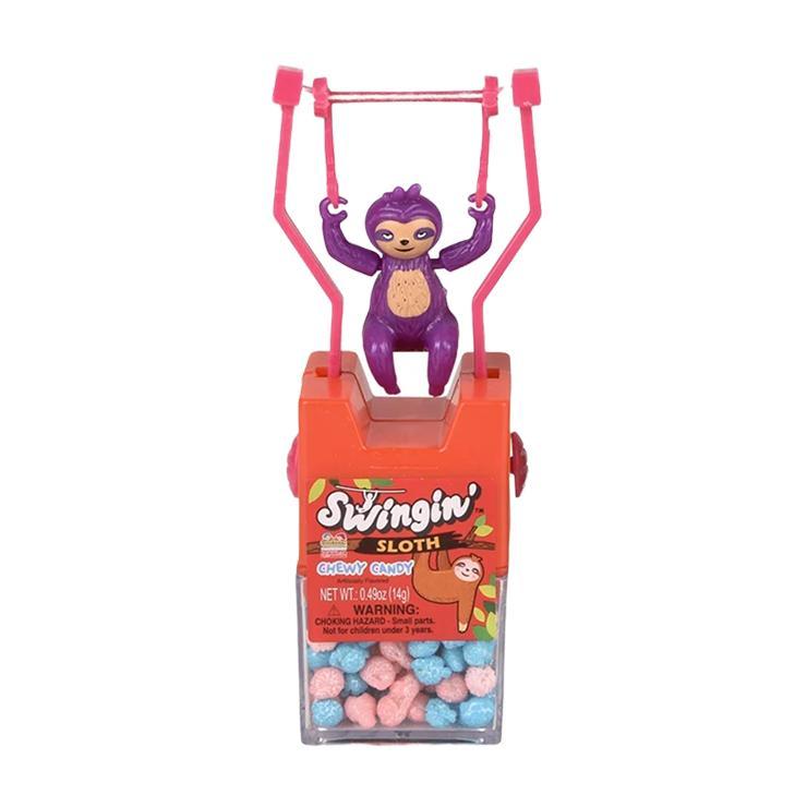 Конфеты Kidsmania Swingin Sloth обезьянка 14 гр., пластиковая упаковка