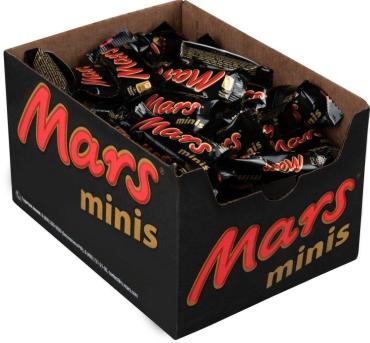 Конфеты развесные, Балк, minis, Mars ,2,7 кг., коробка