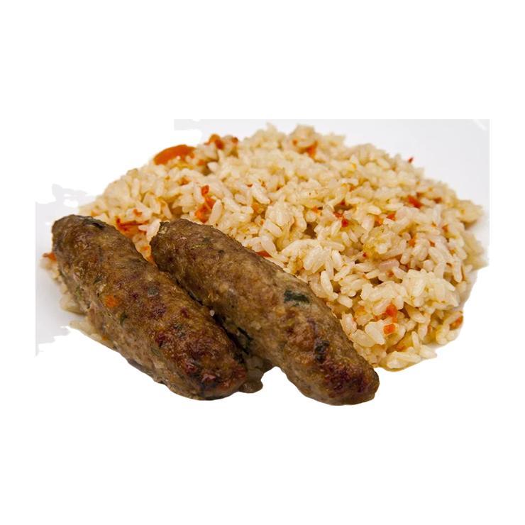 Люля кебаб с кетчупом и рисом 290 гр., пластиковая упаковка