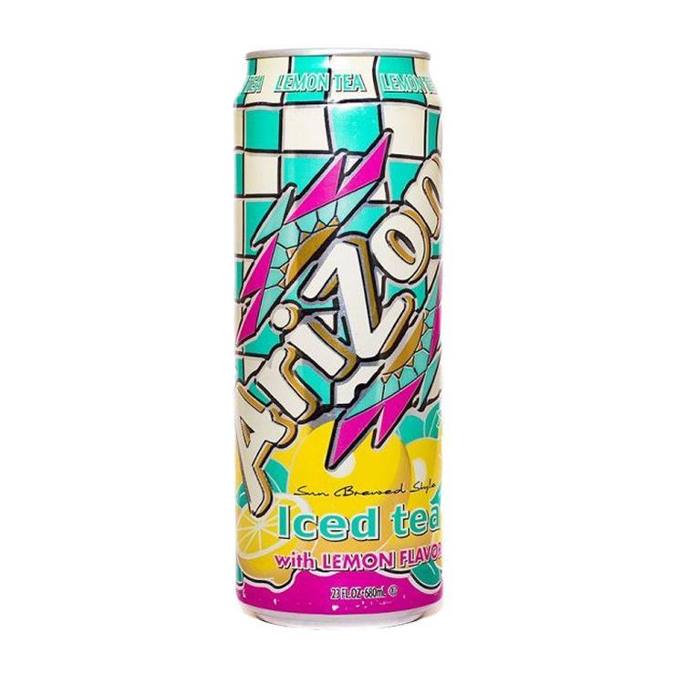 Чай холодный Arizona Iced Tea лимонный аромат 680 мл., ж/б